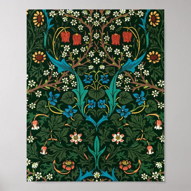 William Morris Tulip berömd mönster Poster (Framsidan)
