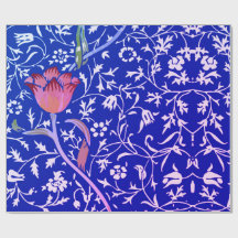 William Morris TULIP IN BLUE Wrapping Papper