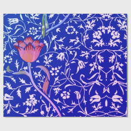 William Morris TULIP IN BLUE Wrapping Papper Presentpapper