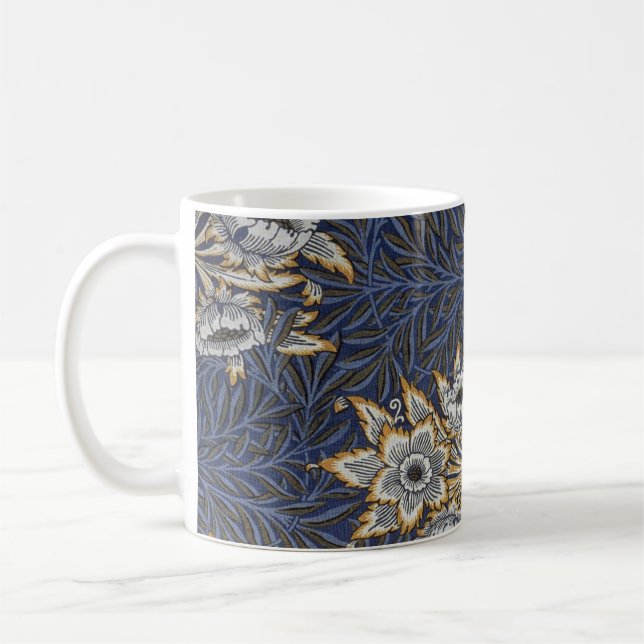 William Morris Tulip och Willow Blommönster Kaffemugg (Vänster)