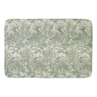 William Morris tulip tapet-grönten för textilier Badrumsmatta