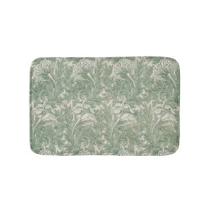 William Morris tulip tapet-grönten för textilier Badrumsmatta