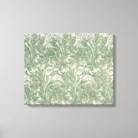William Morris tulip tapet-grönten för textilier