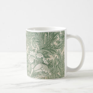 William Morris tulip tapet-grönten för textilier Kaffemugg