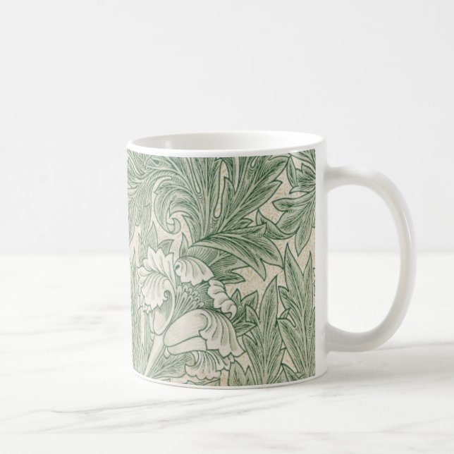 William Morris tulip tapet-grönten för textilier Kaffemugg (Höger)