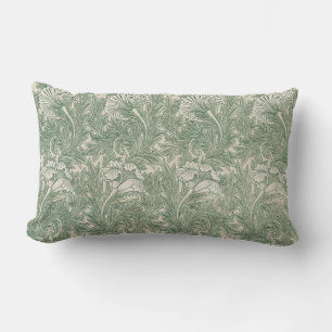 William Morris tulip tapet-grönten för textilier Lumbarkudde