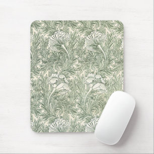 William Morris tulip tapet-grönten för textilier Musmatta