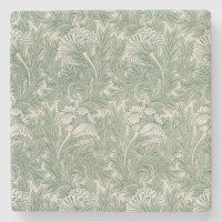 William Morris tulip tapet-grönten för textilier