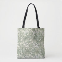 William Morris tulip tapet-grönten för textilier