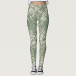 william morris tulip wallpaper textile green leggings<br><div class="desc">William Morris designed the Tulip textile pattern in 1875. The pattern features a floral art design in flowing greens and features the tulip.</div>