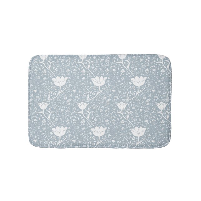 William Morris Tulips i White Mönster Badrumsmatta (Framsidan)