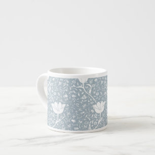 William Morris Tulips i White Mönster Espressomugg