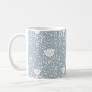 William Morris Tulips i White Mönster Kaffemugg