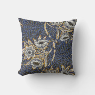 William Morris Tulpan och pilträd Blommönster Kudde