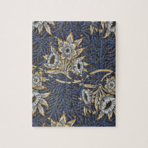 William Morris Tulpan och pilträd Blommönster Pussel