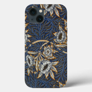 William Morris Tulpan Pilträdsmönster Blå Blommig