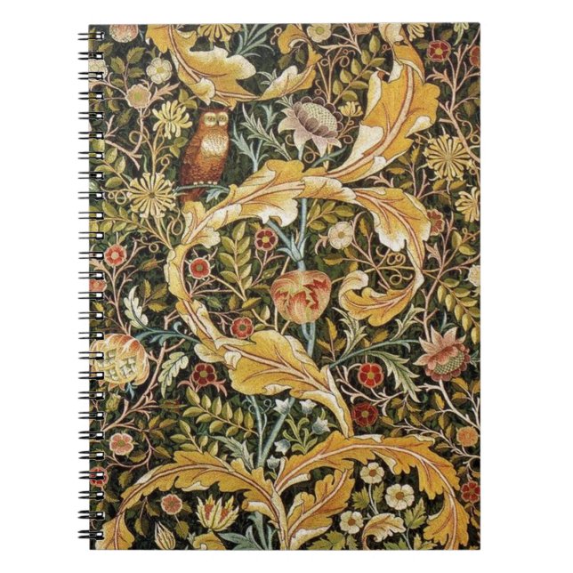 William Morris Uggla an Acanthus Anteckningsbok (Framsidan)