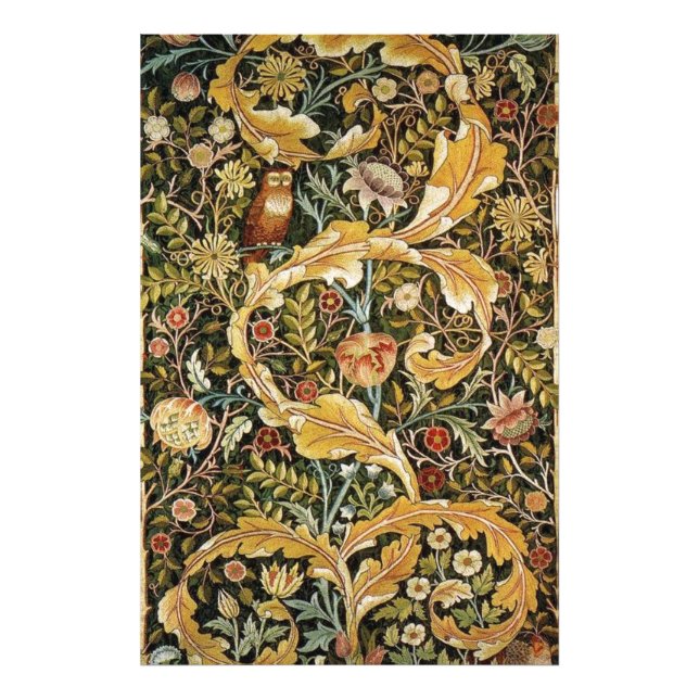 William Morris Uggla an Acanthus Fototryck (Framsidan)