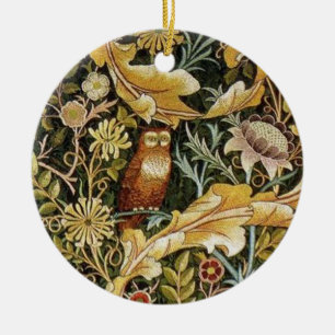William Morris Uggla an Acanthus Julgransprydnad Keramik