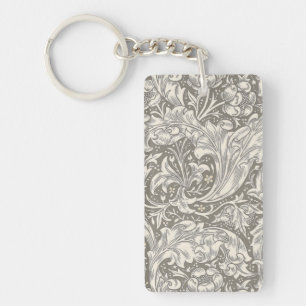 William Morris ungkarlsblomma antika damast