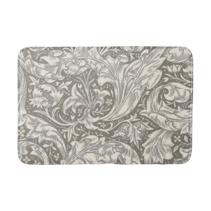 William Morris ungkarlsblomma antika damast Badrumsmatta