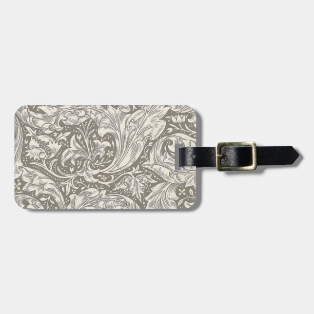 William Morris ungkarlsblomma antika damast Bagagebricka (Horisontell Framsida)