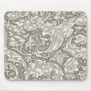William Morris ungkarlsblomma antika damast Musmatta