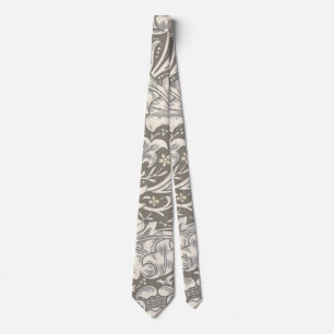 William Morris ungkarlsblomma antika damast Slips