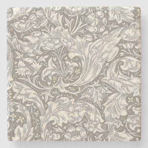 William Morris ungkarlsblomma antika damast Stenunderlägg