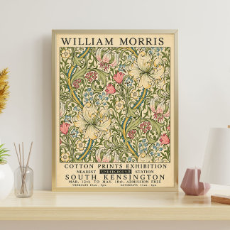 William Morris utställning affisch | Vintage Botan