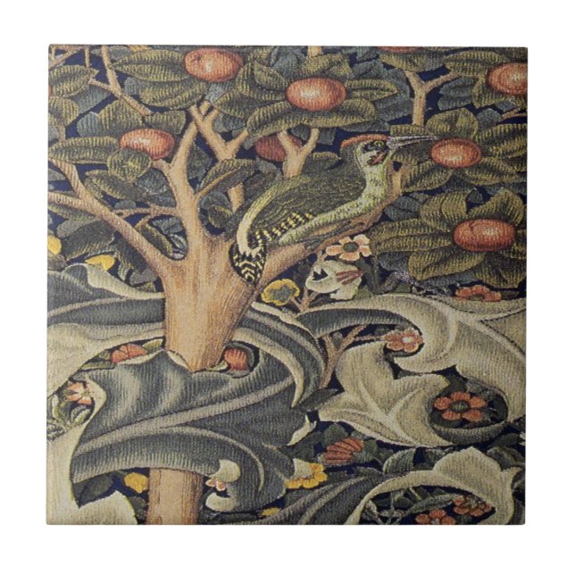 William Morris vackert art nouveau work,William Kakelplatta (Framsidan)