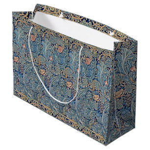 William Morris vackert blommönster Blå Rosa
