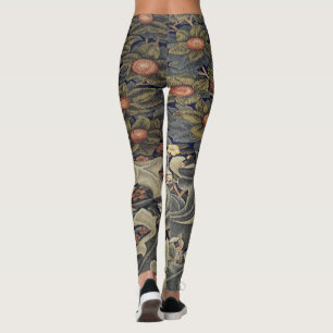 William Morris vackra art nouveau-verk Leggings