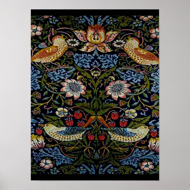 William Morris vackra mönster, art nouveau, vin Poster (Framsidan)