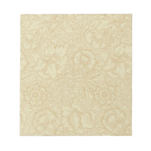 William Morris Vallmo Blommig Tapet Anteckningsblock