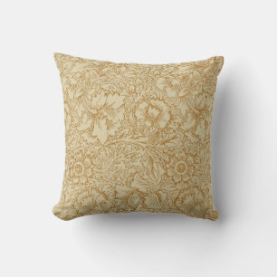 William Morris Vallmo Blommig Tapet Kudde