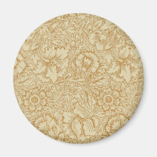 William Morris Vallmo Blommig Tapet Magnet