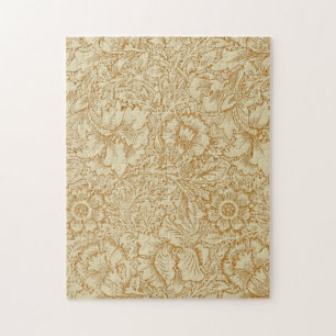 William Morris Vallmo Blommig Tapet Pussel