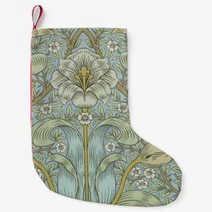 William Morris Vår Thicket: Antique Blommigt Liten Julstrumpa