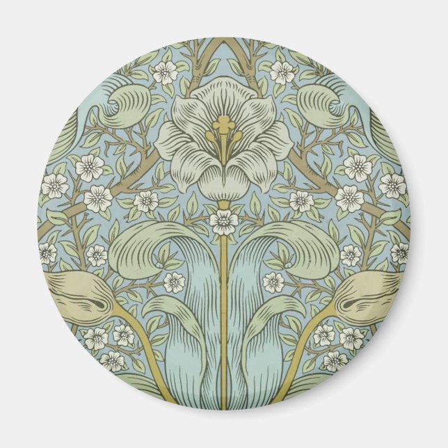 William Morris Vår Thicket: Antique Blommigt Magnet (Framsidan)