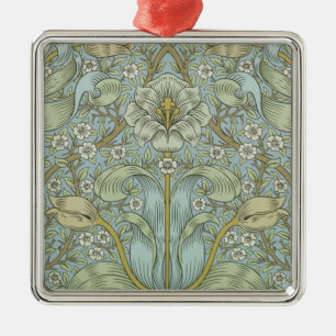 William Morris Vår Thicket Classic Mönster Julgransprydnad Metall