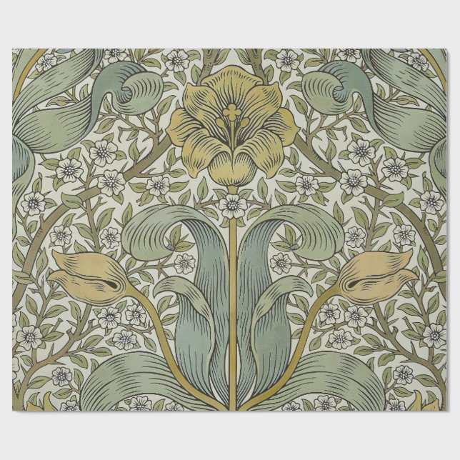 William Morris Vår Thicket Classic Mönster Presentpapper (Platt)