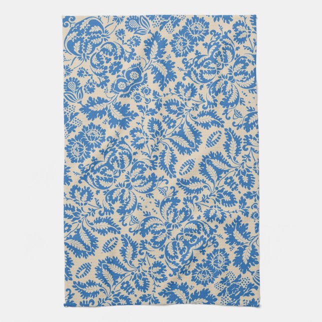 William Morris Venetian Flower Damask Brocade Kökshandduk (Vertikal)