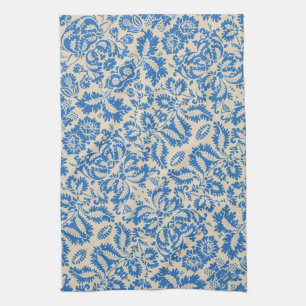 William Morris venetianskt blomdamastbrokad Kökshandduk