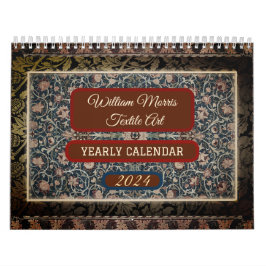 William Morris Victorian Art Blommigt Kalender