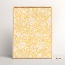 William Morris Vild Tulip Art och Crafts Print Poster