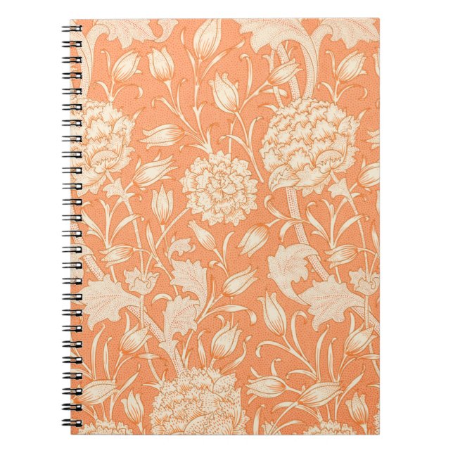 William Morris Vild Tulip berömd mönster Anteckningsbok (Framsidan)