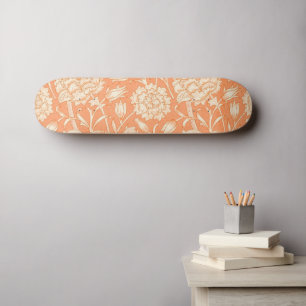 William Morris Vild Tulip berömd mönster Mini Skateboard Bräda 18,5 Cm