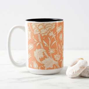 William Morris Vild Tulip berömd mönster Två-Tonad Mugg