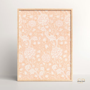 William Morris Vild Tulip Blommigt Design Art Skri Poster